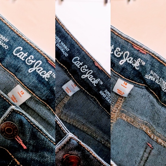 🎉Host Pick🎉Cat & Jack Super Skinny stretch Jeans - Picture 5 of 7